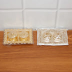 Ornate Rectangular Pooja Thali Tray - (1 Pc)