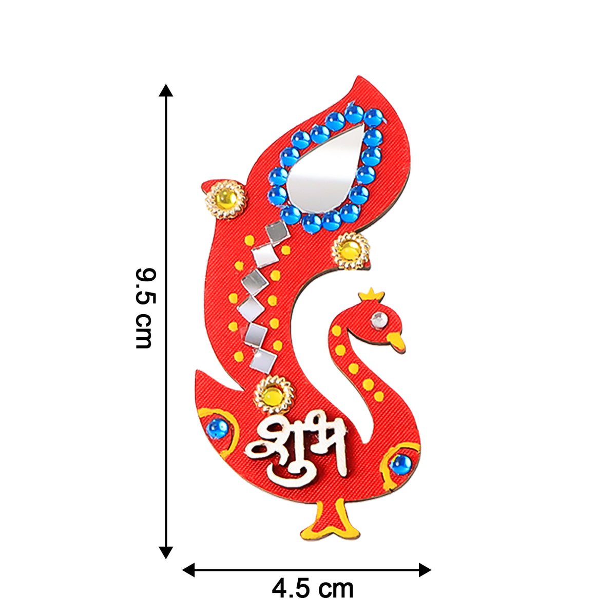 Decorative Wooden Shubh Labh Wall Hanging (2 Pc)