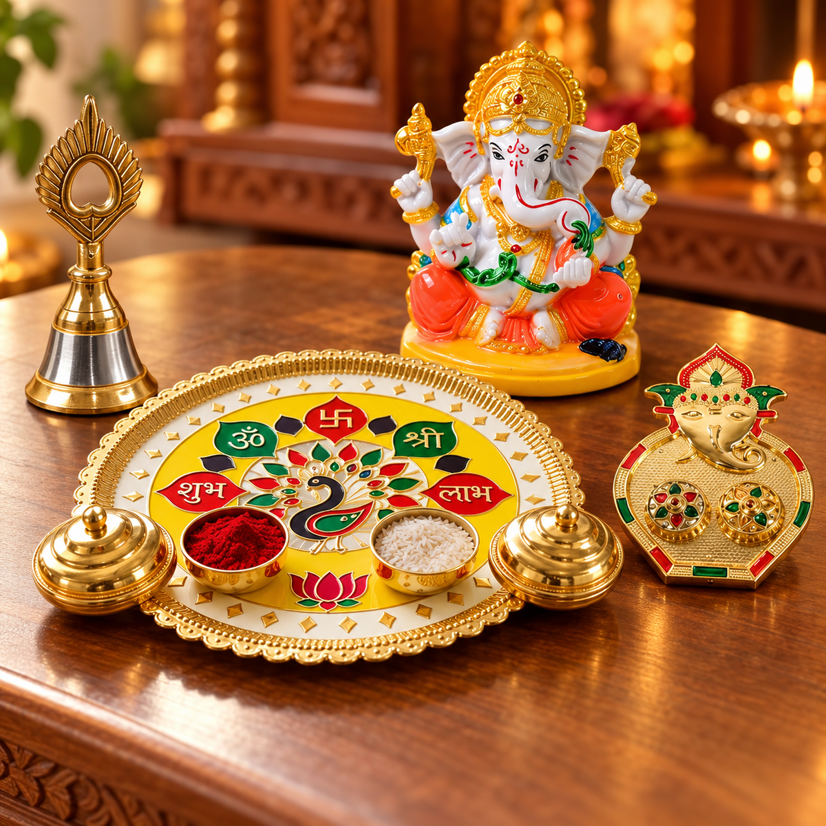 Ganesh Puja Premium Set – 4 Piece