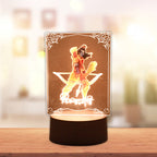 Beautiful 3d Lord Shree Ram Frame With Soft White Light (1 Pc) Detail - Shree Ram Bhakti & Aarti Duo