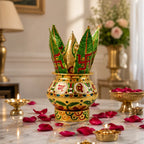 Traditional Decorative Pooja Kalash (1 Set)