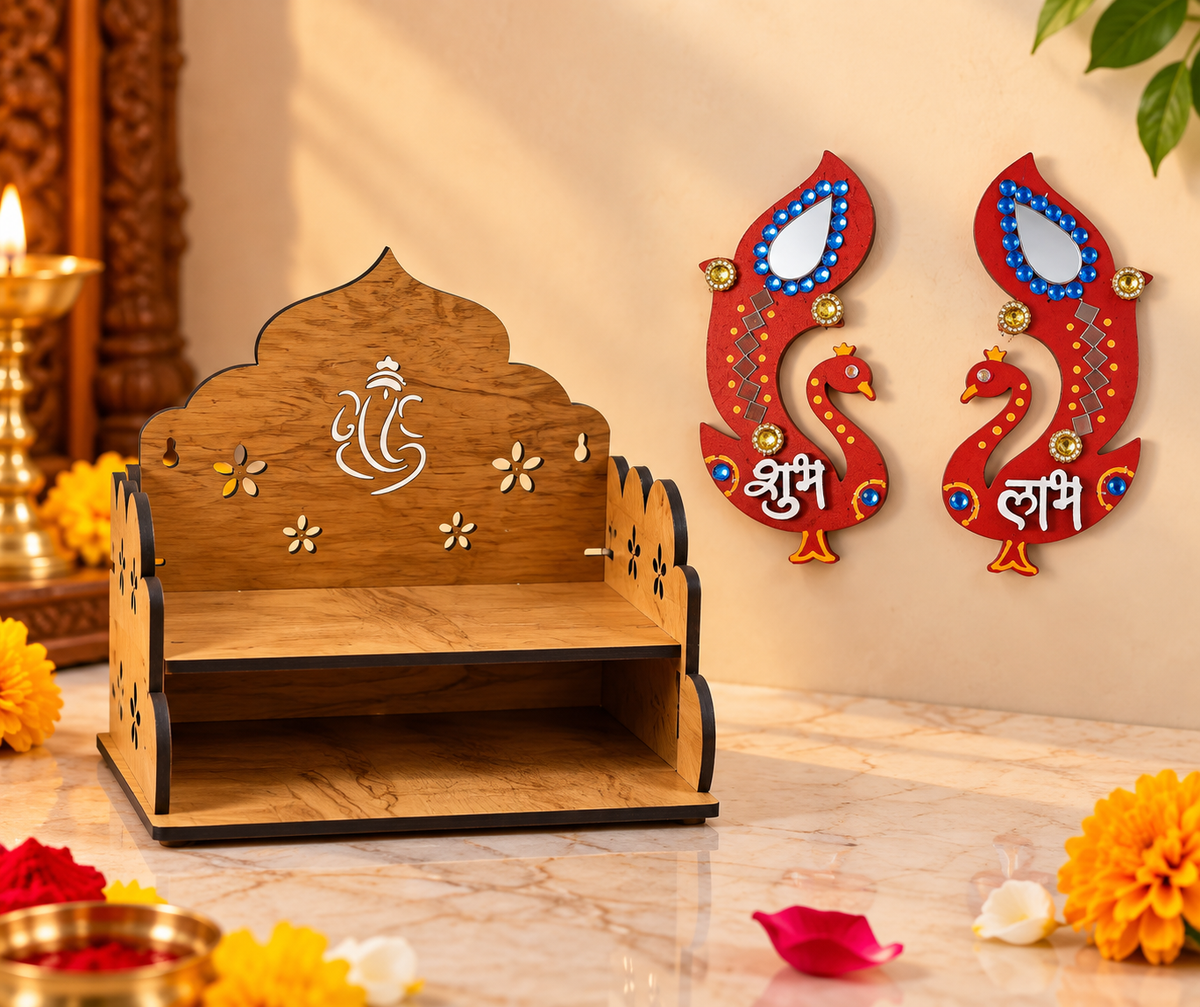 Festive Mandir Welcome Duo