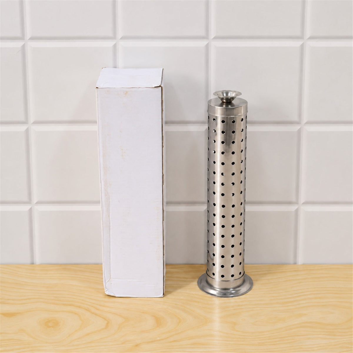 Stainless Steel Covered Agarbatti Incense Stick Holder Stand (1 Pc)