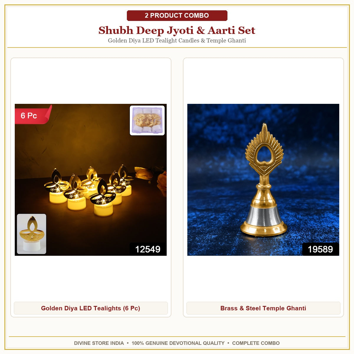 Shubh Deep Jyoti & Aarti Set Hero Collage